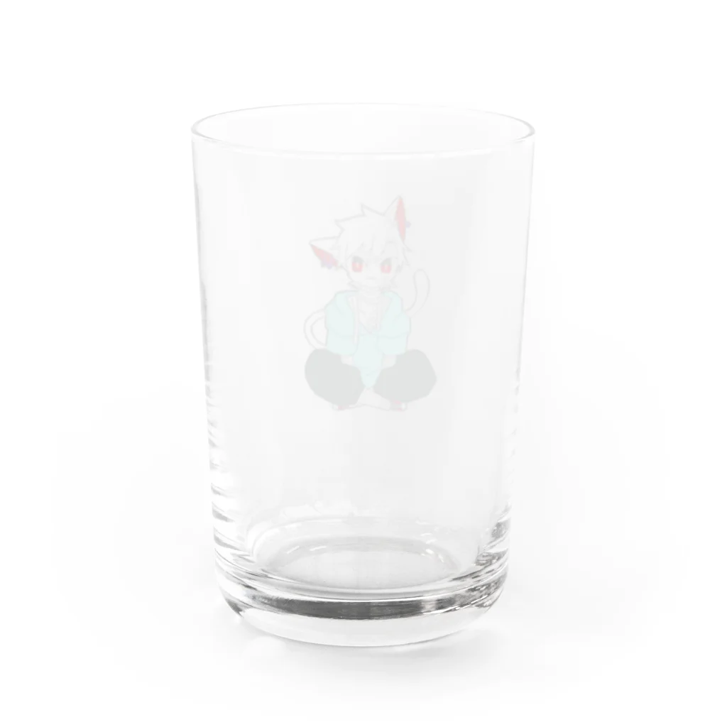 Garamondの猫のキット Water Glass :back