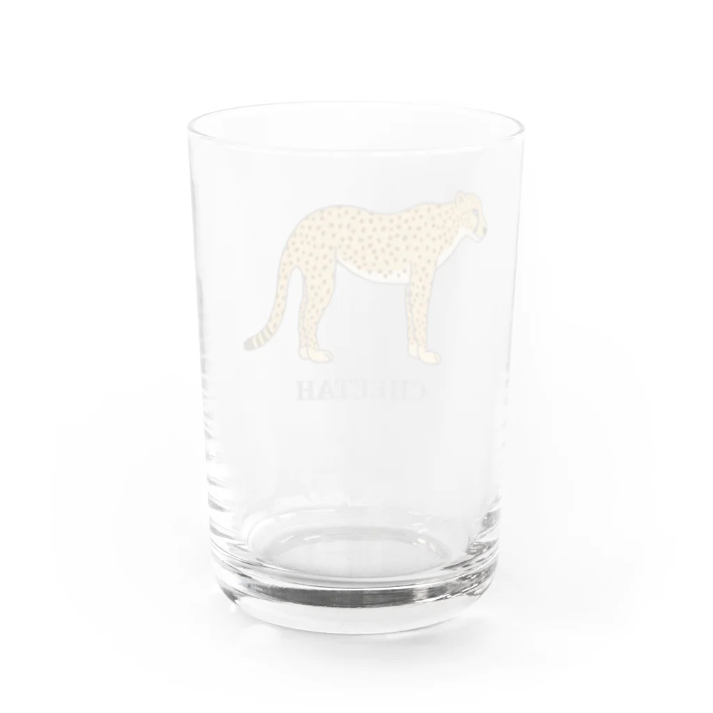 GREAT 7のチーター Water Glass :back