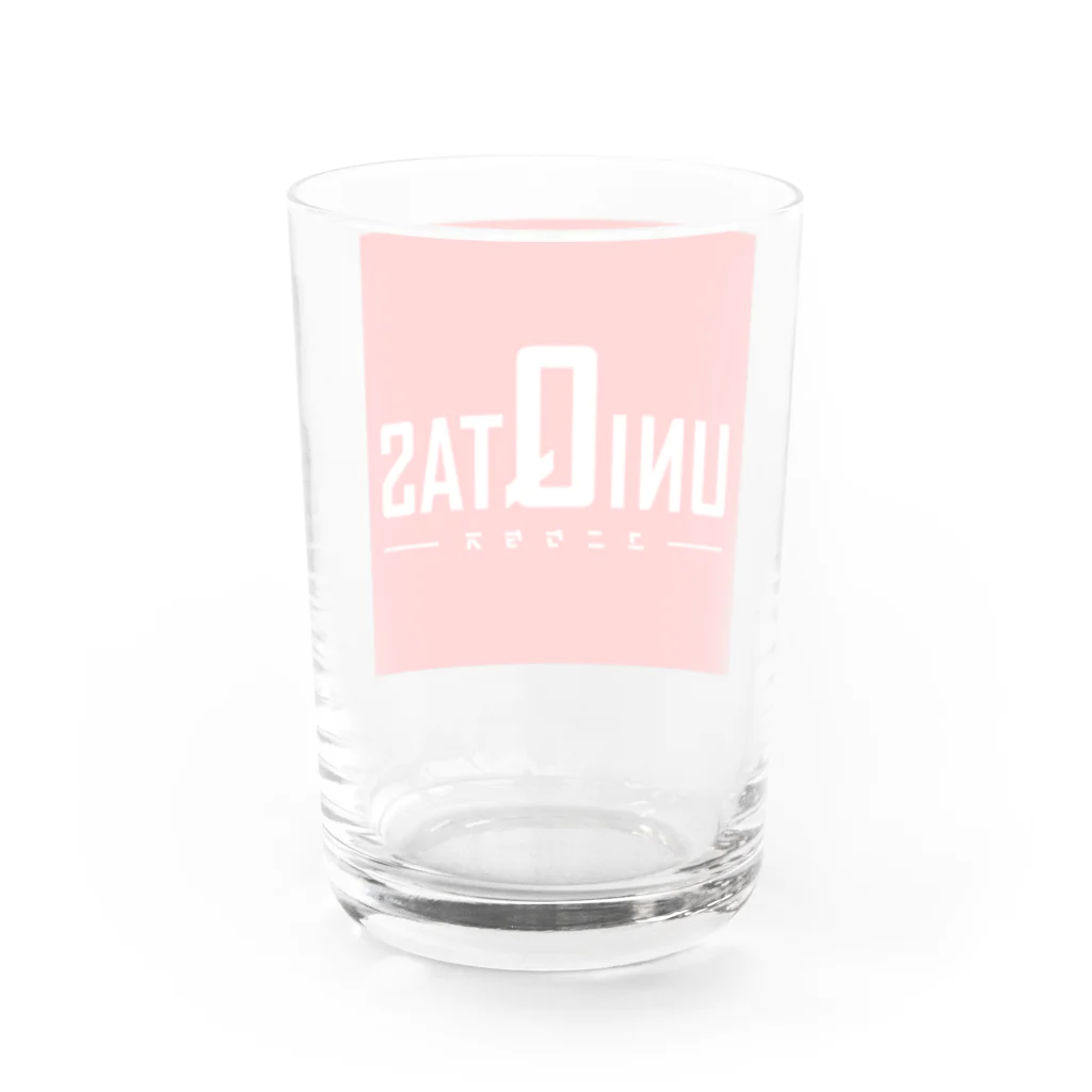 喫茶食堂ロックフェス2020のUNIQTASグッズ Water Glass :back