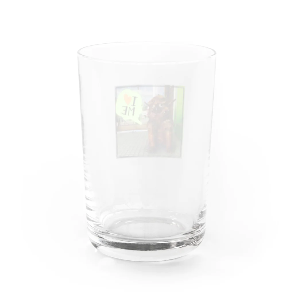 Studio Nakamuraのアイラブミーシーサー Water Glass :back