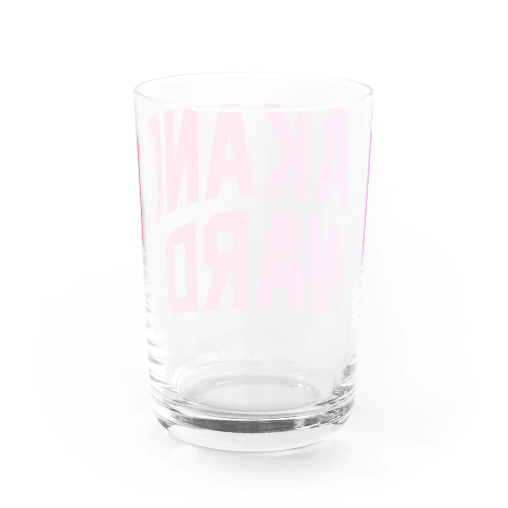 JIMOTOE Wear Local Japanの中野区 NAKANO WARD Water Glass :back