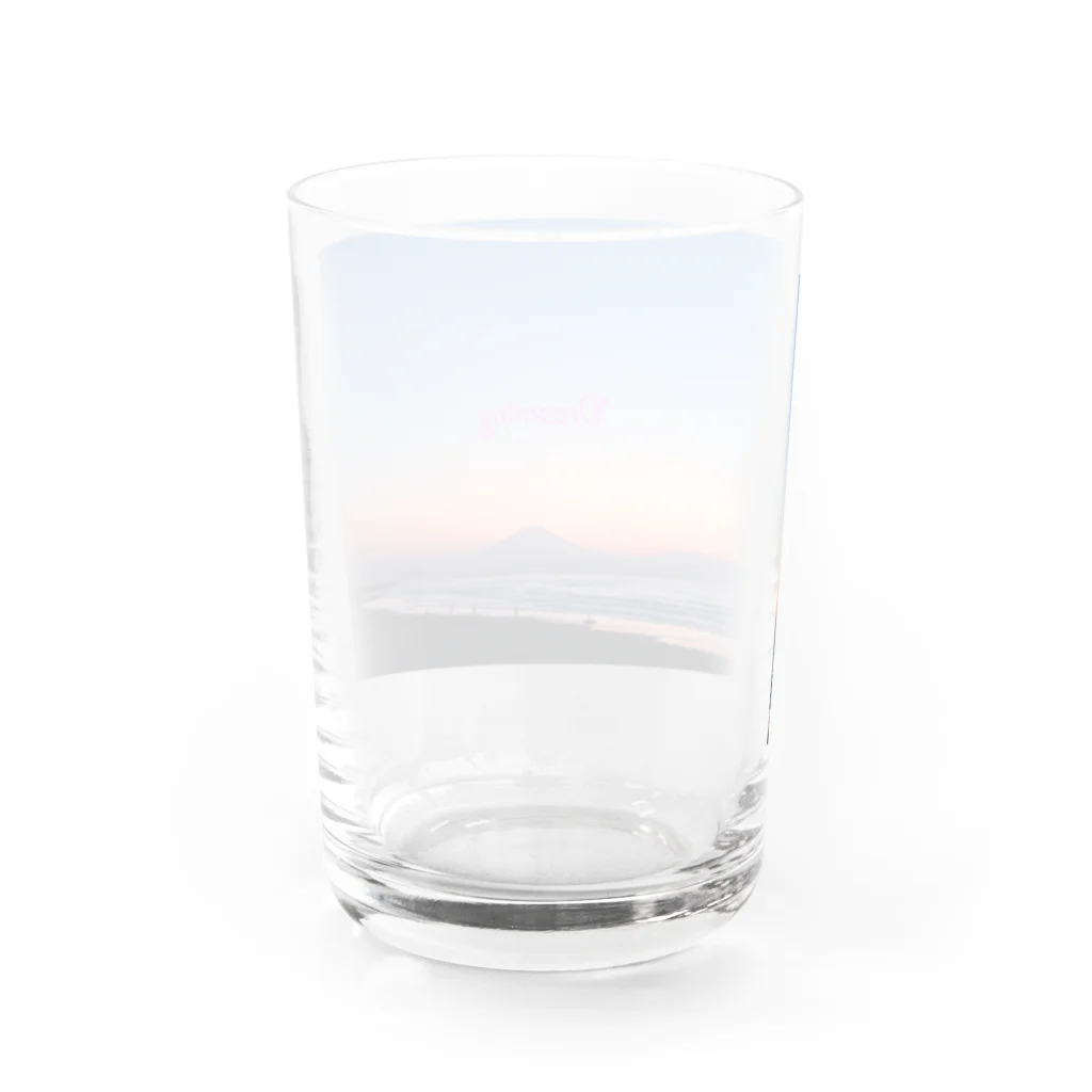 photo-kiokuの湘南夕景2 Water Glass :back