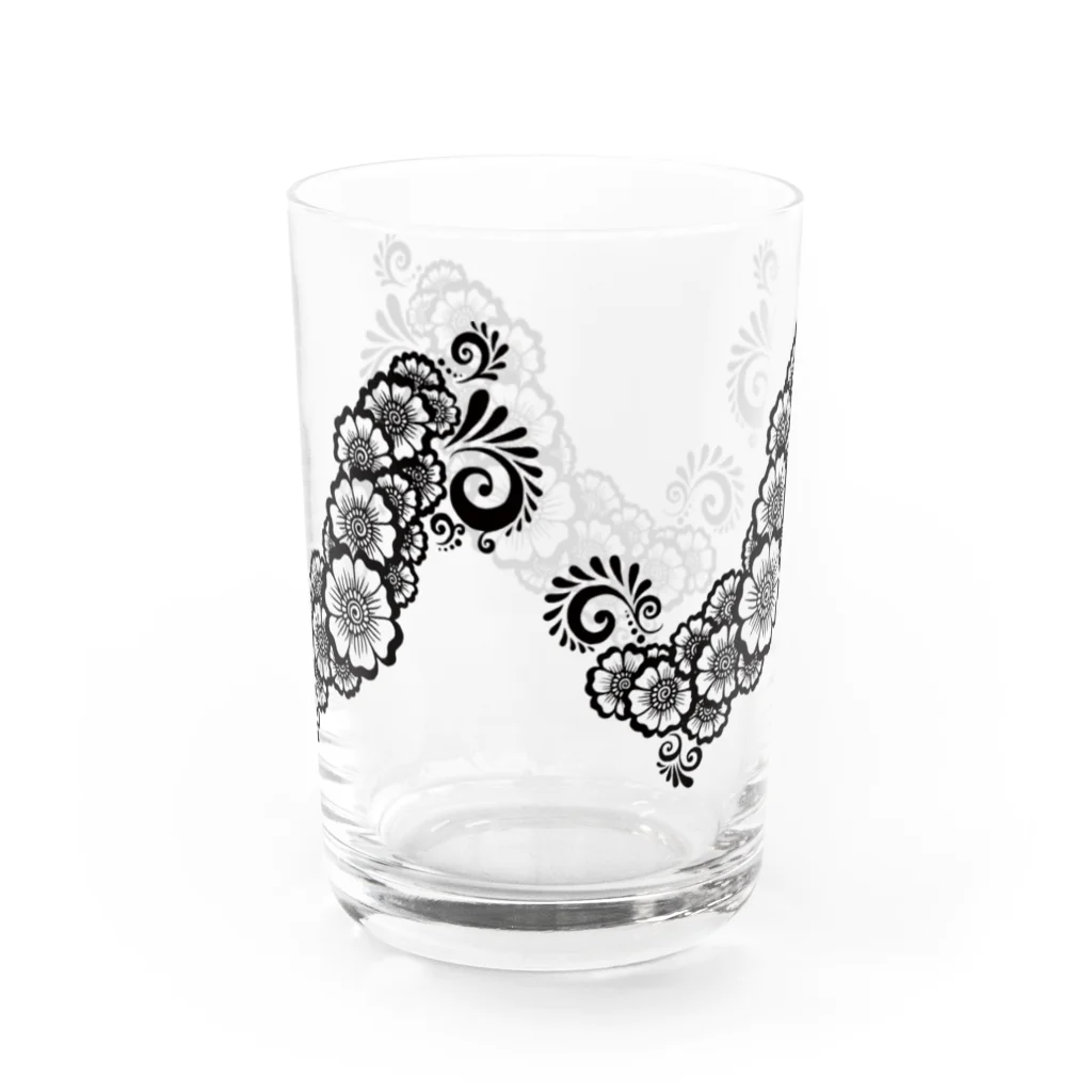 mamiko_sのHenna flower② Water Glass :back