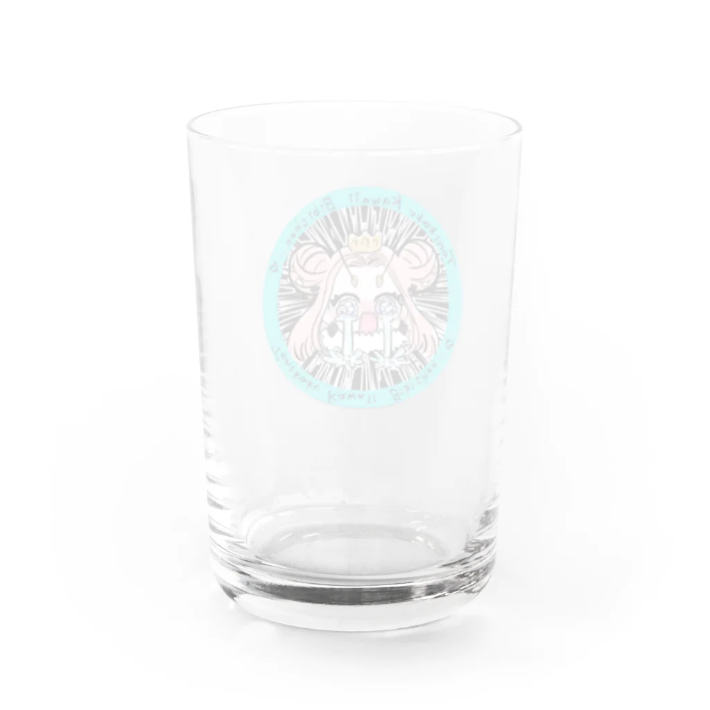 びびハウスの号泣びびちゃん Water Glass :back