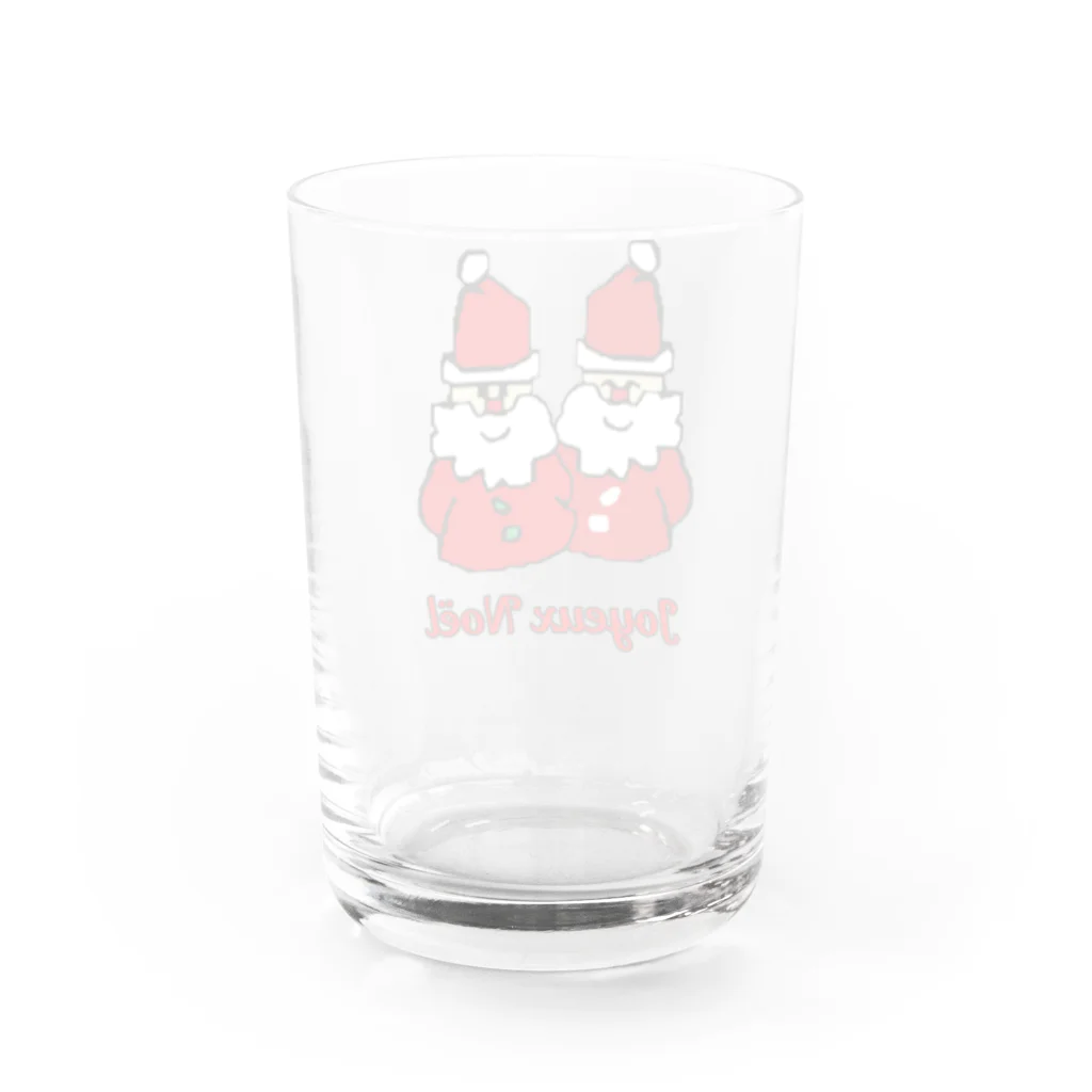 Thank you for your timeのサンタサンタ Water Glass :back