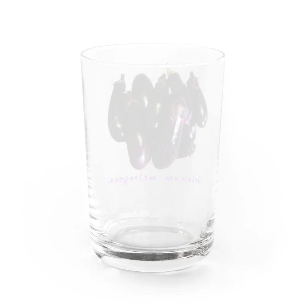 でおきしりぼ子の実験室の進撃の秋茄子🍆 Water Glass :back