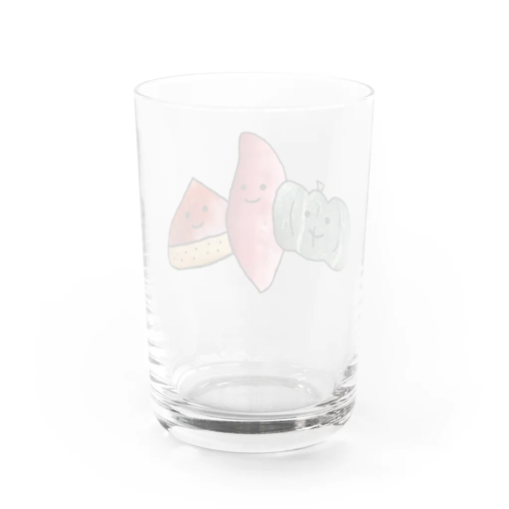 OHANABATAKEの秋の味覚たち Water Glass :back