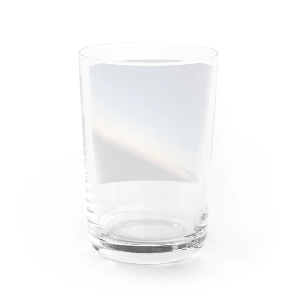 鮭の田舎の景色 Water Glass :back