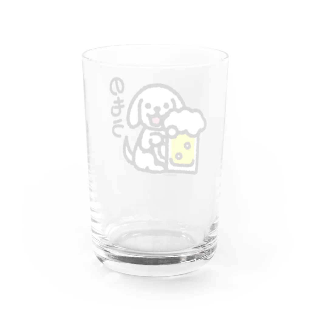 かめつるののもう Water Glass :back