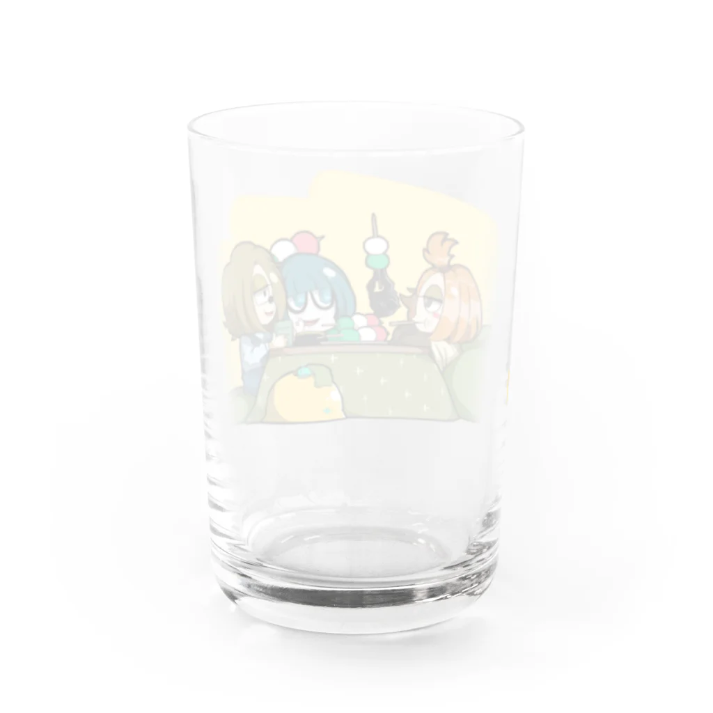 ありふれたshopのコタツでお団子女子会 Water Glass :back