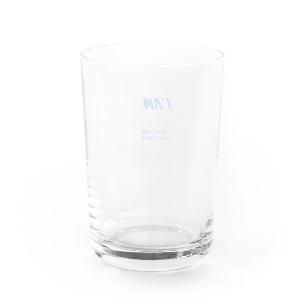 iam__2001のi'am Water Glass :back
