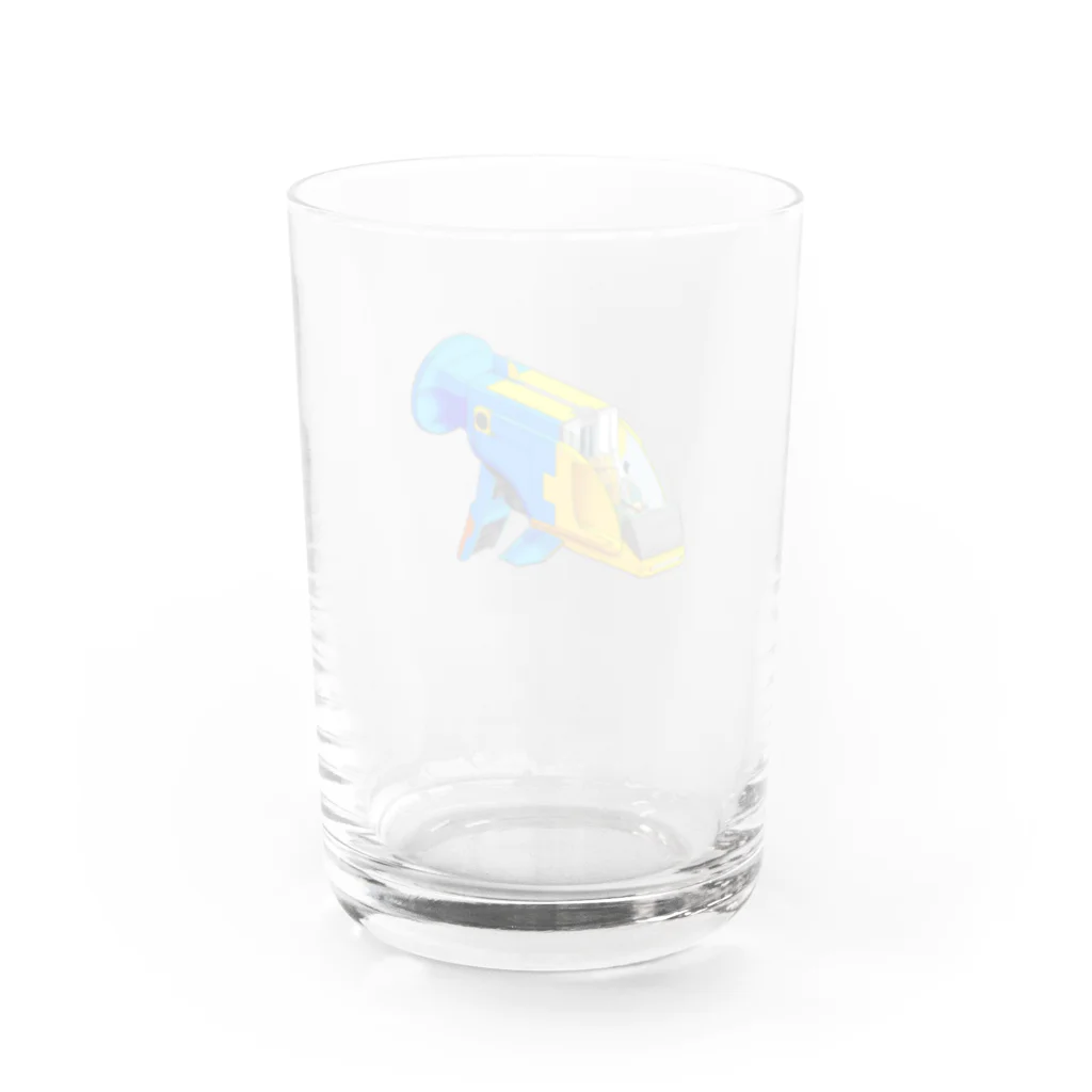 PoooompadoooourのGUPPY(ブルーネオンタキシード) Water Glass :back