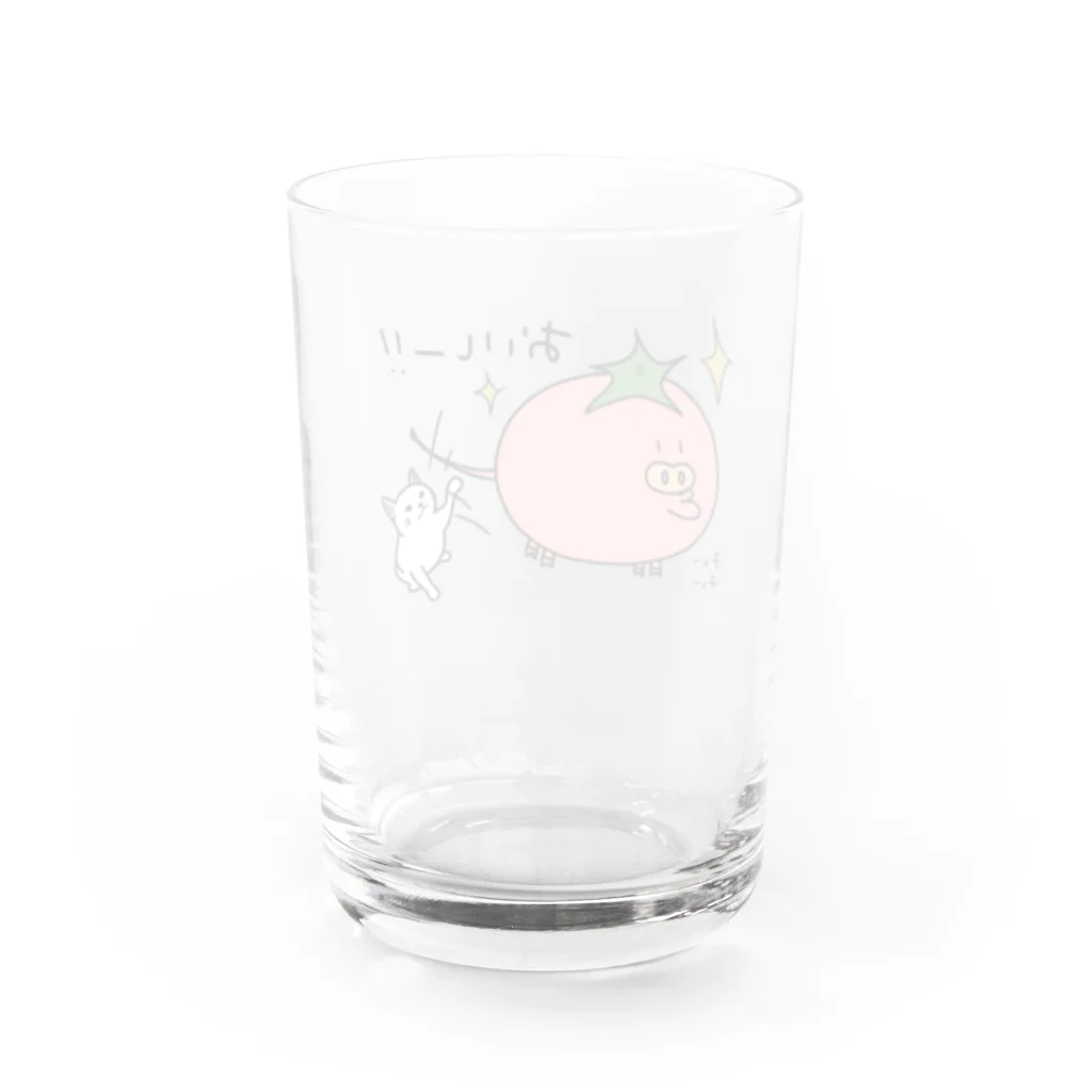 やつはし農園のおいしー！！ Water Glass :back