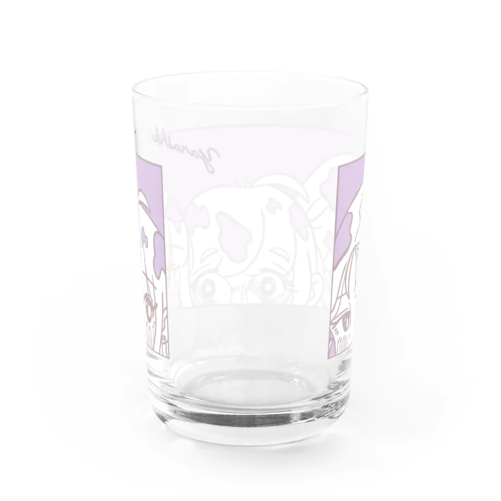 26のやーらしか三人娘 Water Glass :back