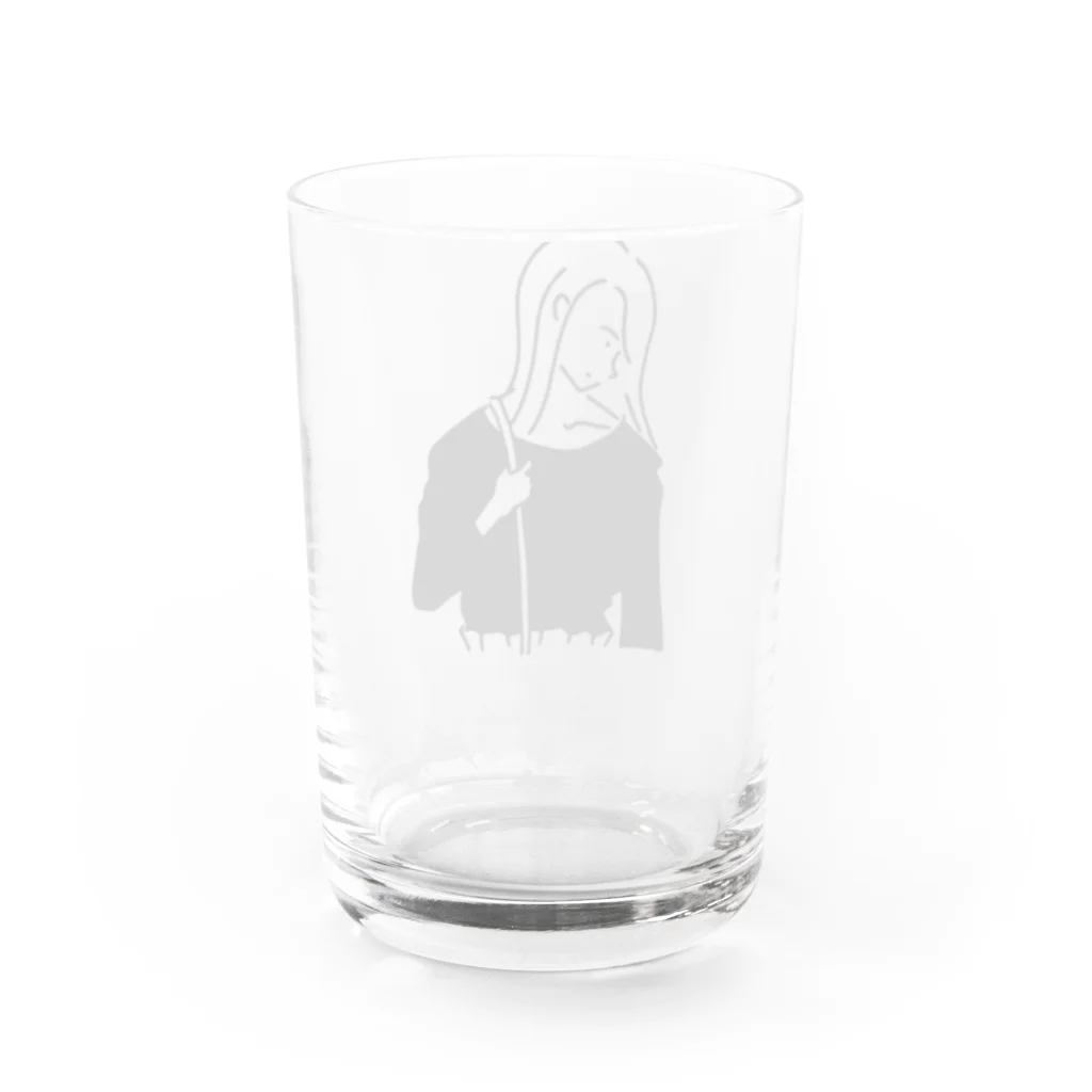 AliviostaのGirl ガール #4イラスト Water Glass :back