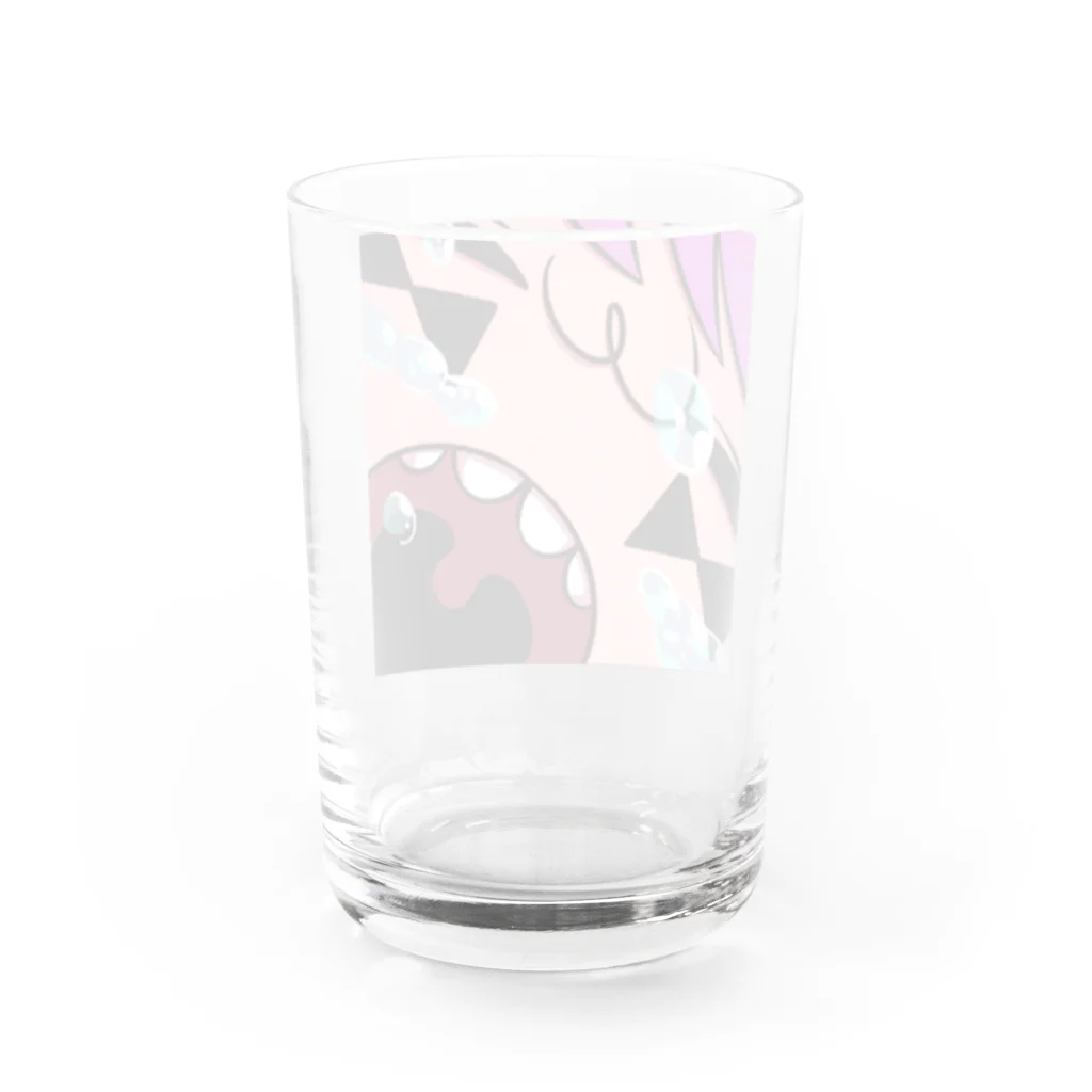 mob creche shop @ suzuriのburst Water Glass :back