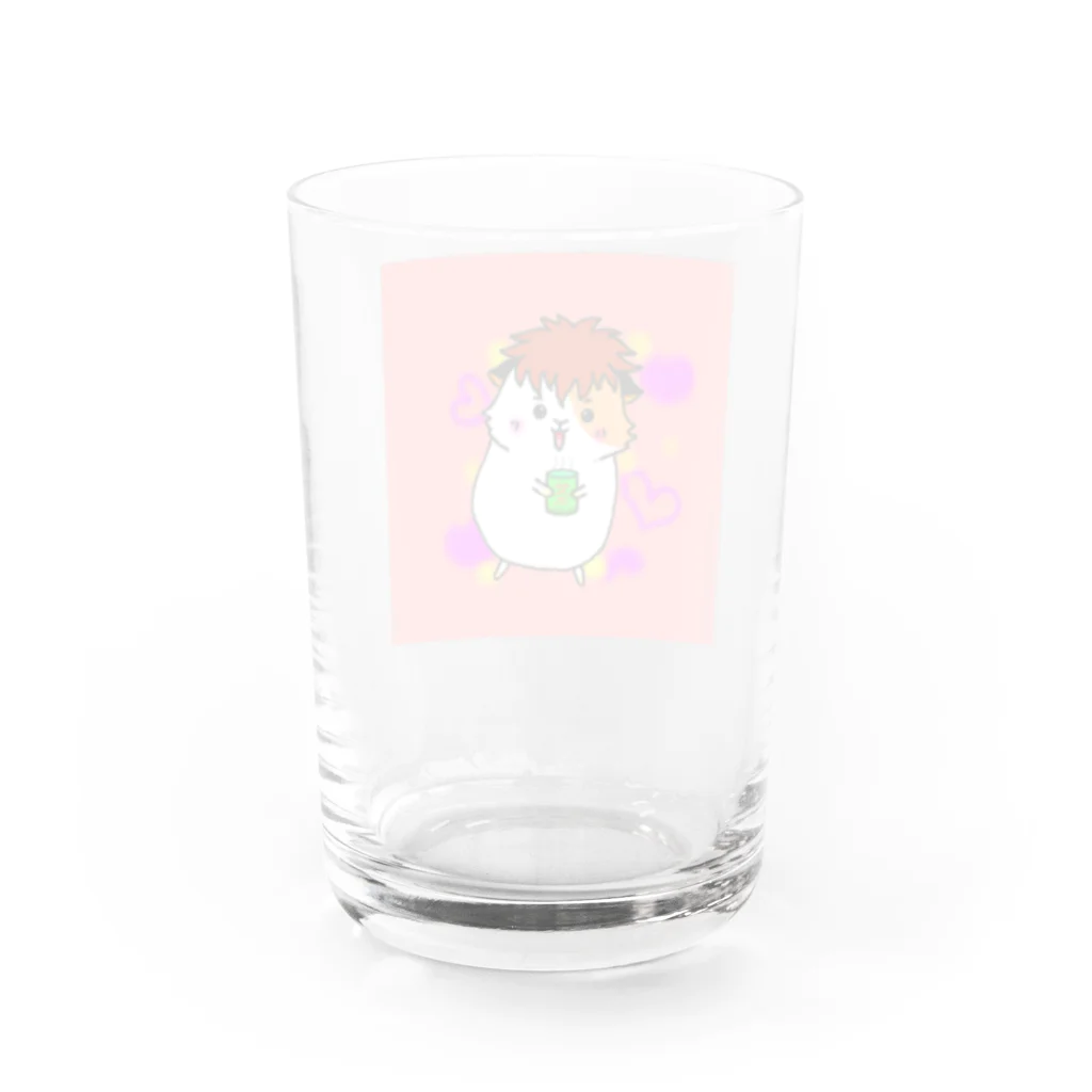 みなまりSHOPのゆかいなモルモット Water Glass :back