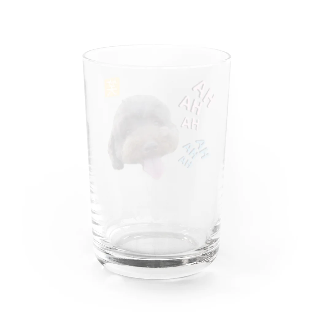 しらたま雑貨店の笑う犬2 Water Glass :back