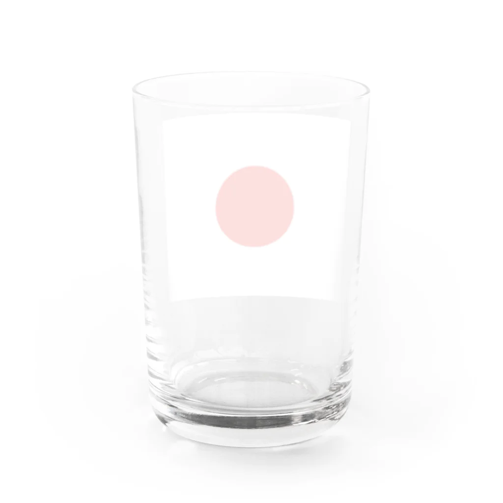 123のジャパん Water Glass :back