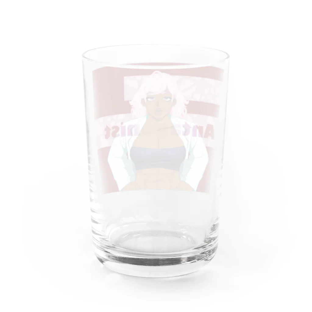 田団団長@ナマハゲダーのアンタゴニスト Water Glass :back