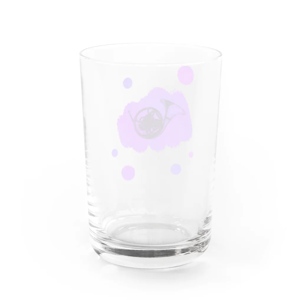 うりぼうのお店のホルンの音色 Water Glass :back