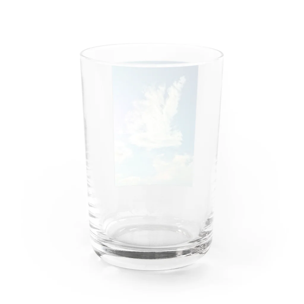 錆猫の館の純白の鳳凰 Water Glass :back