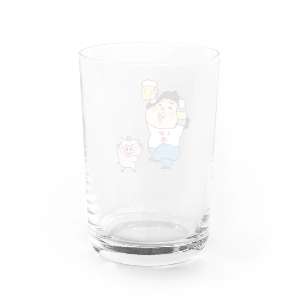 しえ屋のしえ屋アイラブ酒シリーズ Water Glass :back