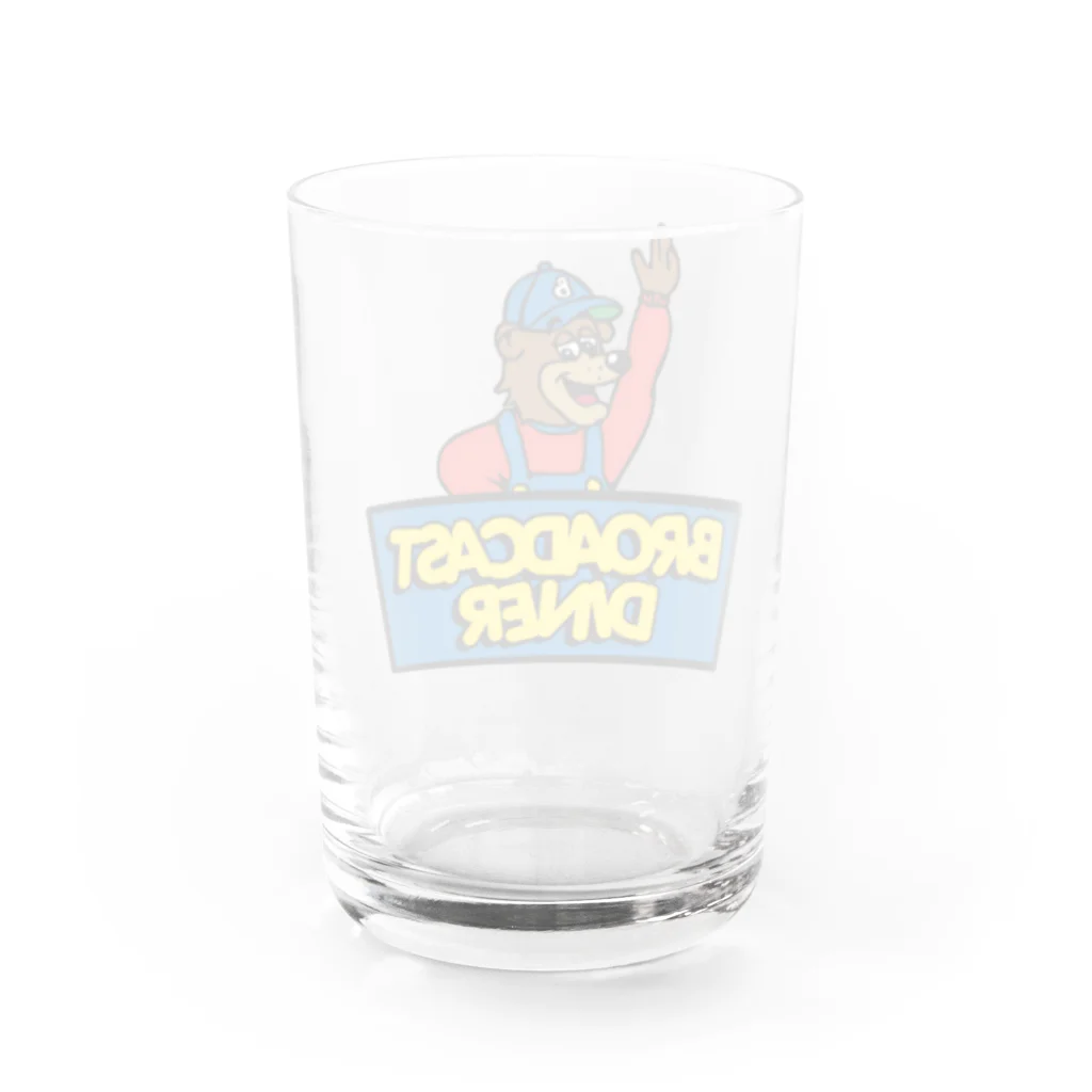 ブロードキャストダイナー屋さんのキャス男くんグッズ２ Water Glass :back