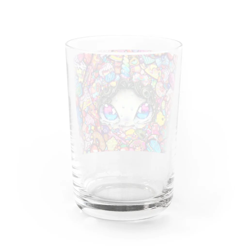 なおちんわーるどの🍭🍩可愛いものに溺れる🧁🍓グラス Water Glass :back