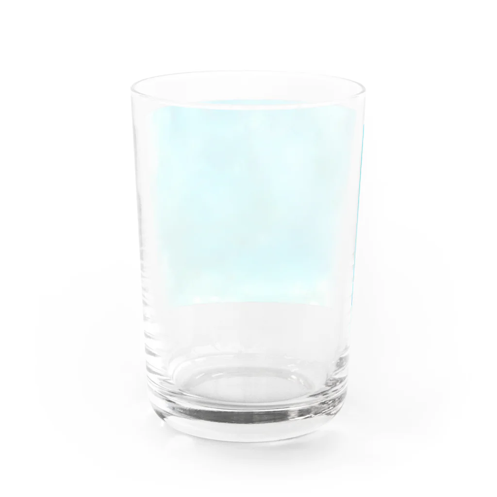 ya-pyのターコイズ　水彩 Water Glass :back