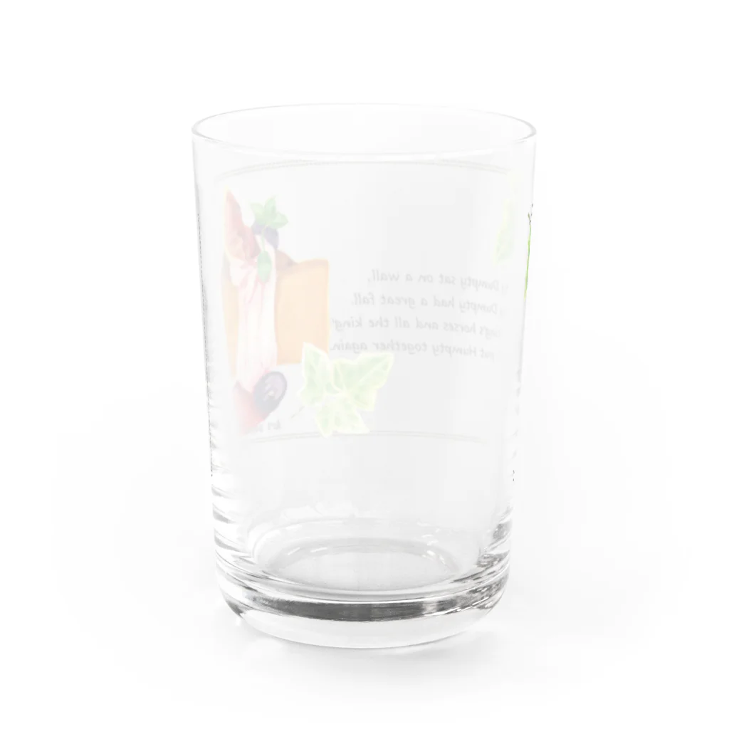 Art store 'Peace' | ぴぃす堂のカボチャケーキ Water Glass :back