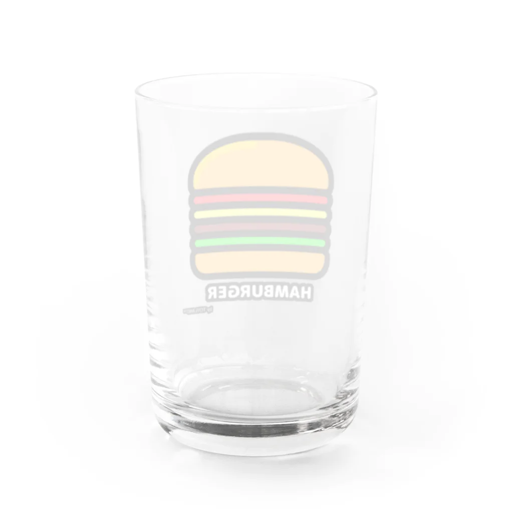 カワイイ オシャレ ポップ な TOYLANDのTOYLAND ハンバーガー Water Glass :back