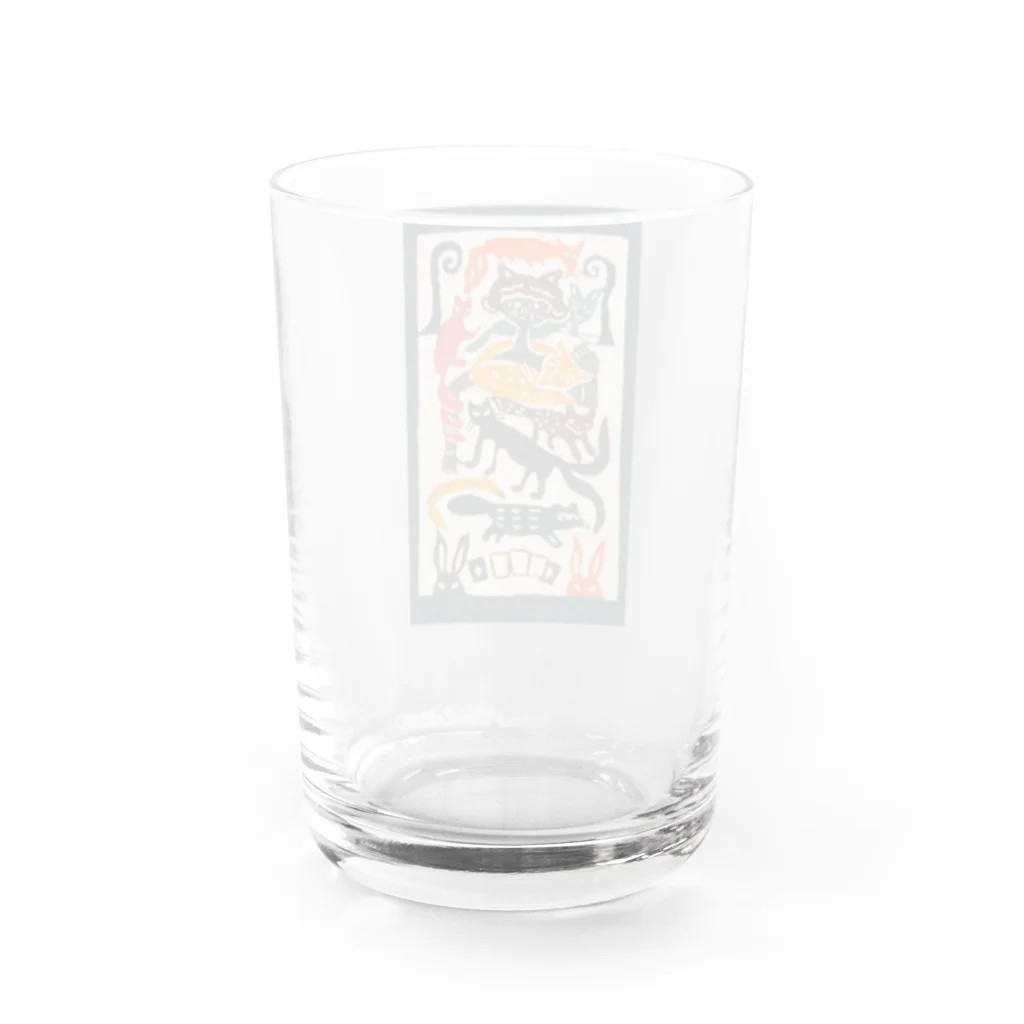 tareoのあやかしショップのもののけ守り札 Water Glass :back