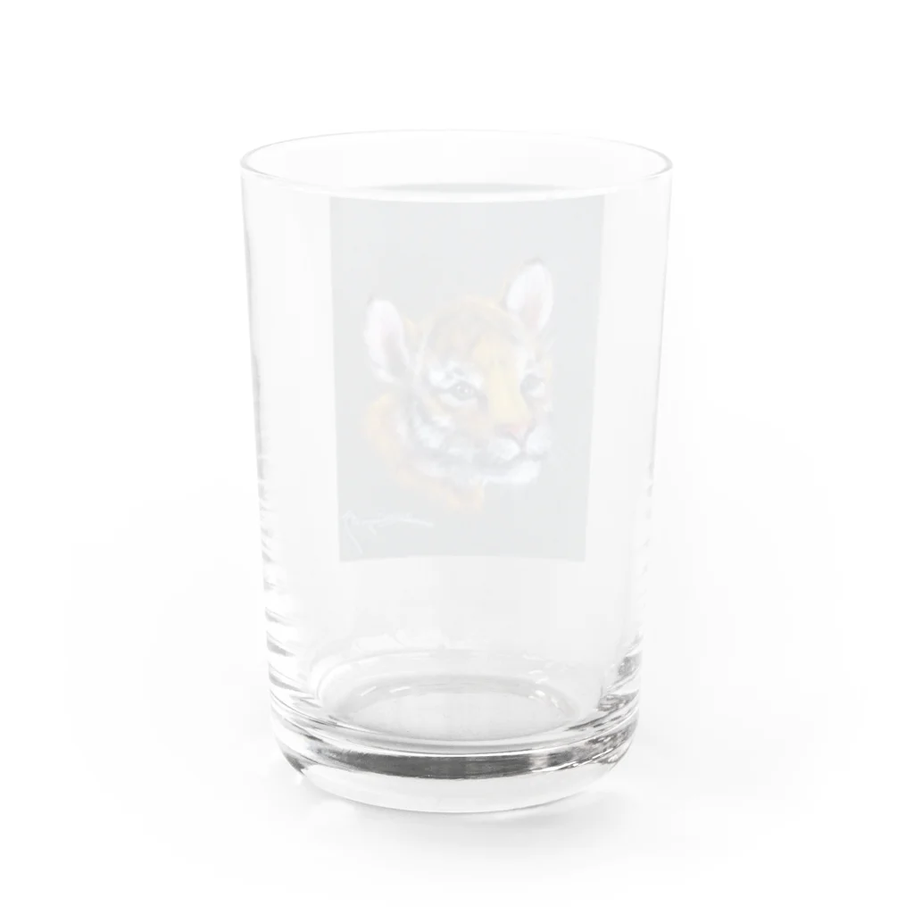 永久凍土の国の白夜の虎の仔２０２０ Water Glass :back