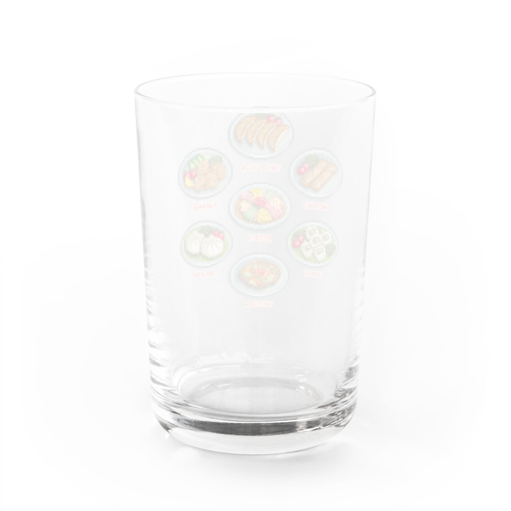 猫と釣り人のCHUUKA_2 Water Glass :back