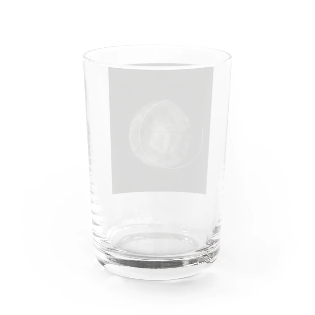 Queenofthenightのfull moon Water Glass :back