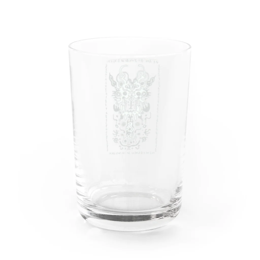 たましのクラハビのシルシ Water Glass :back