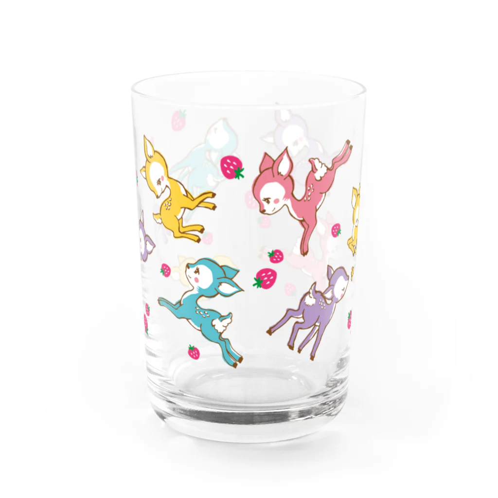 coto mono 分室のカラフルバンビ Water Glass :back