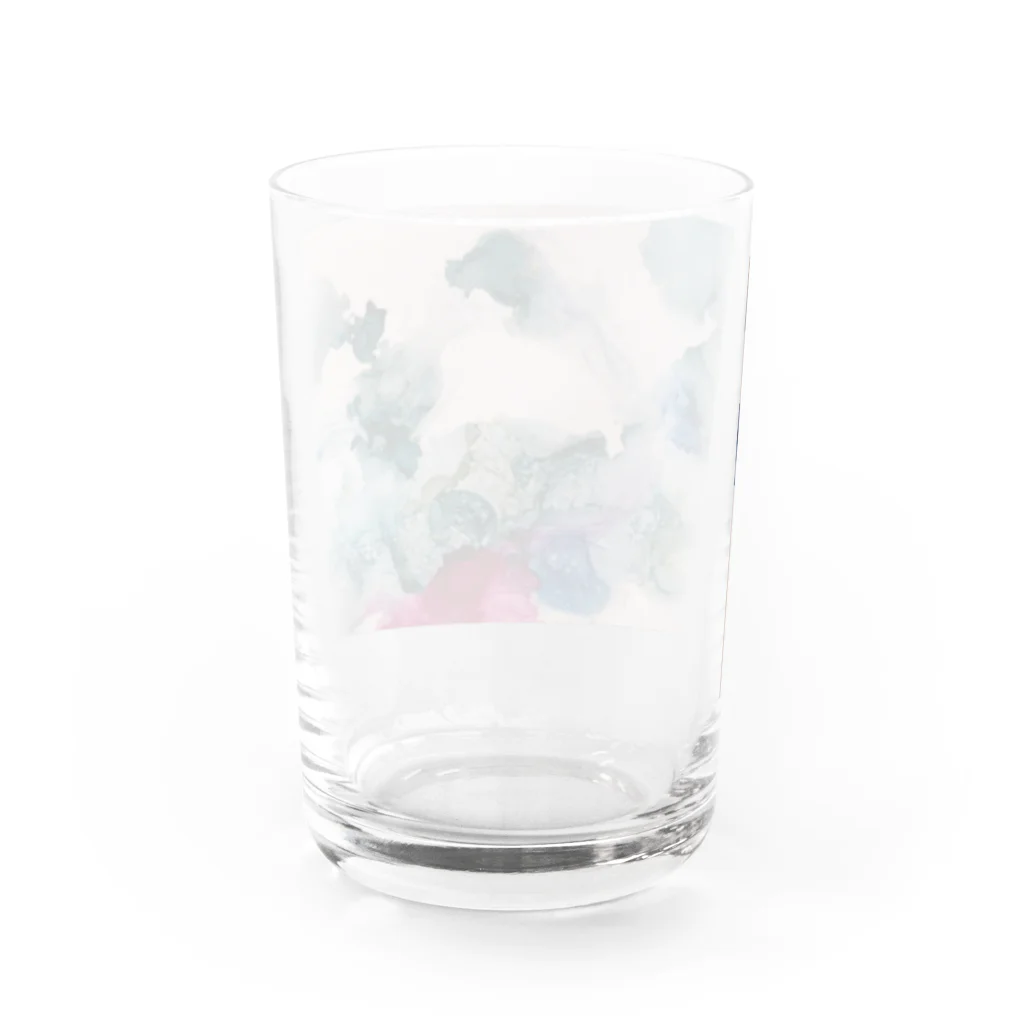 さかいまみの「studio344」の蒼緑 Water Glass :back