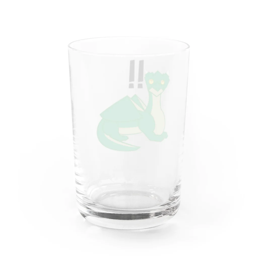 凡のお店の気付いたドラちゃん Water Glass :back