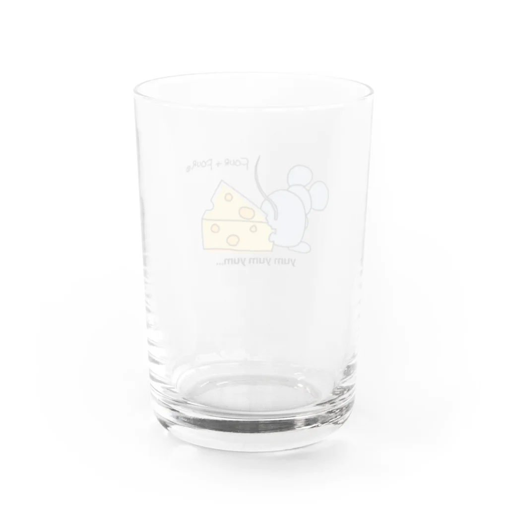 FOUR＋FOURのネズミくん Water Glass :back