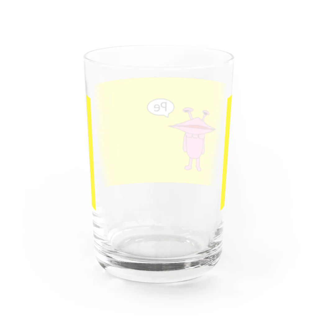 軟球&ムルムルの購買部のPe Water Glass :back