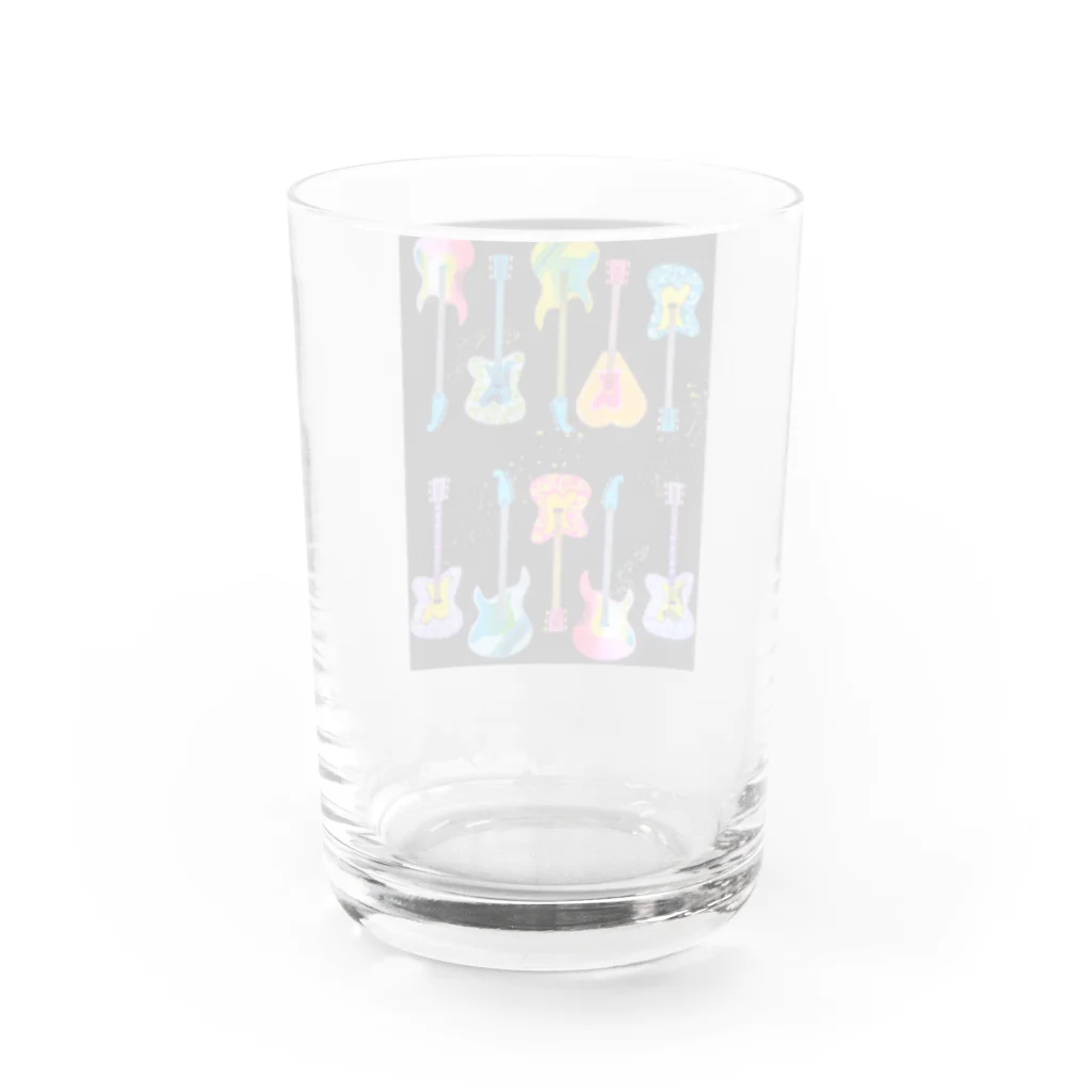 Rock★Star Guitar School 公式Goodsのサイケ🎸ギター Water Glass :back