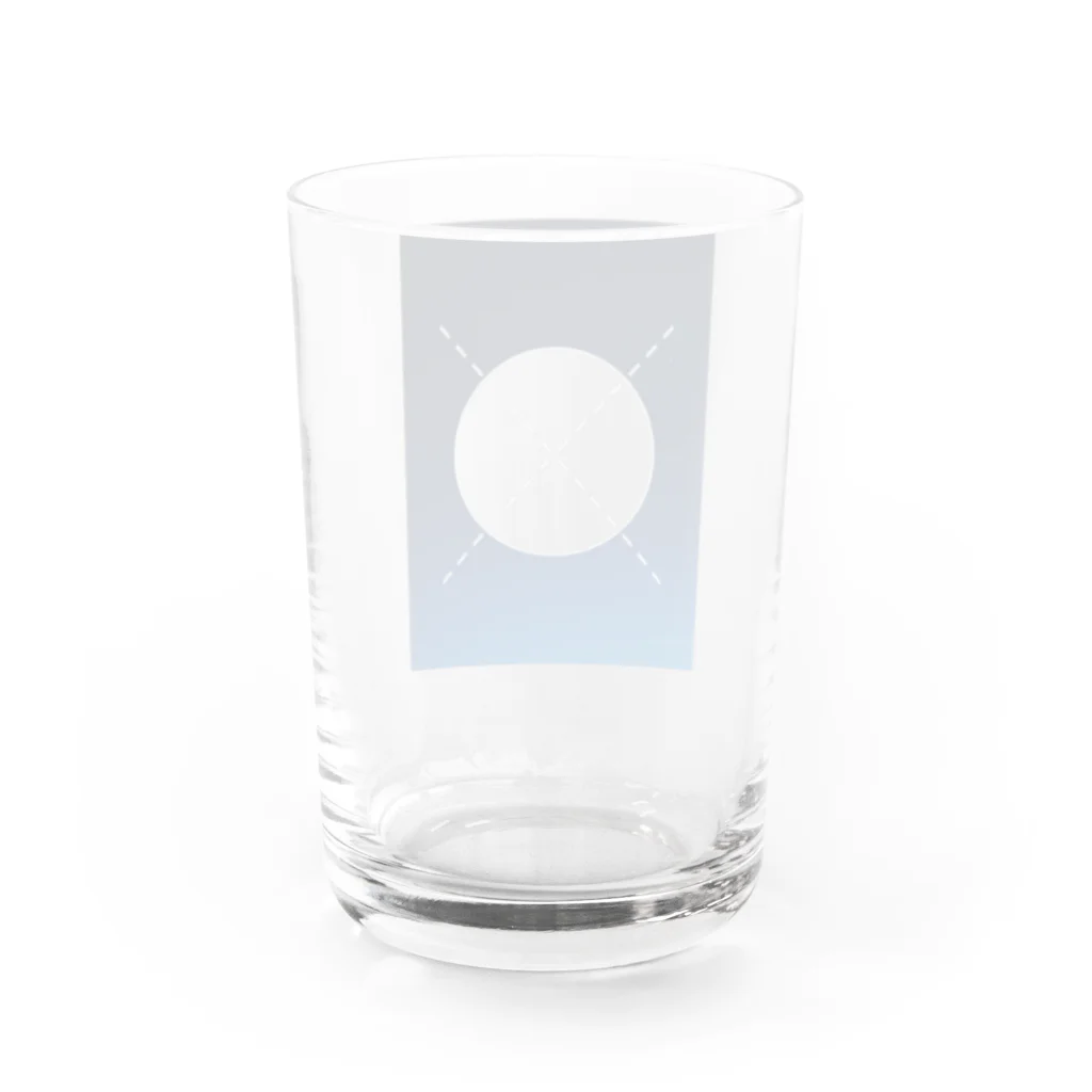 You_suzuriの宇宙切り抜き Water Glass :back