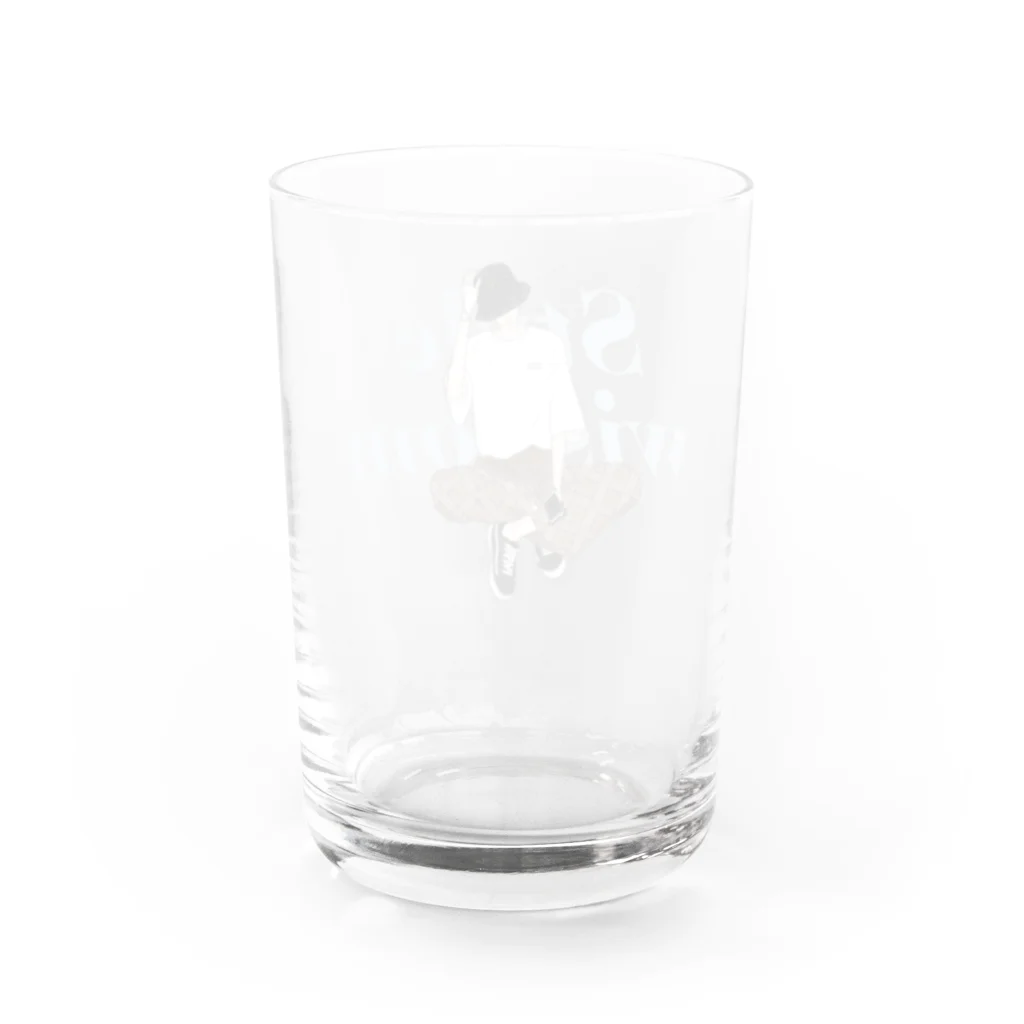 くろーばーのstyle wisdom Water Glass :back