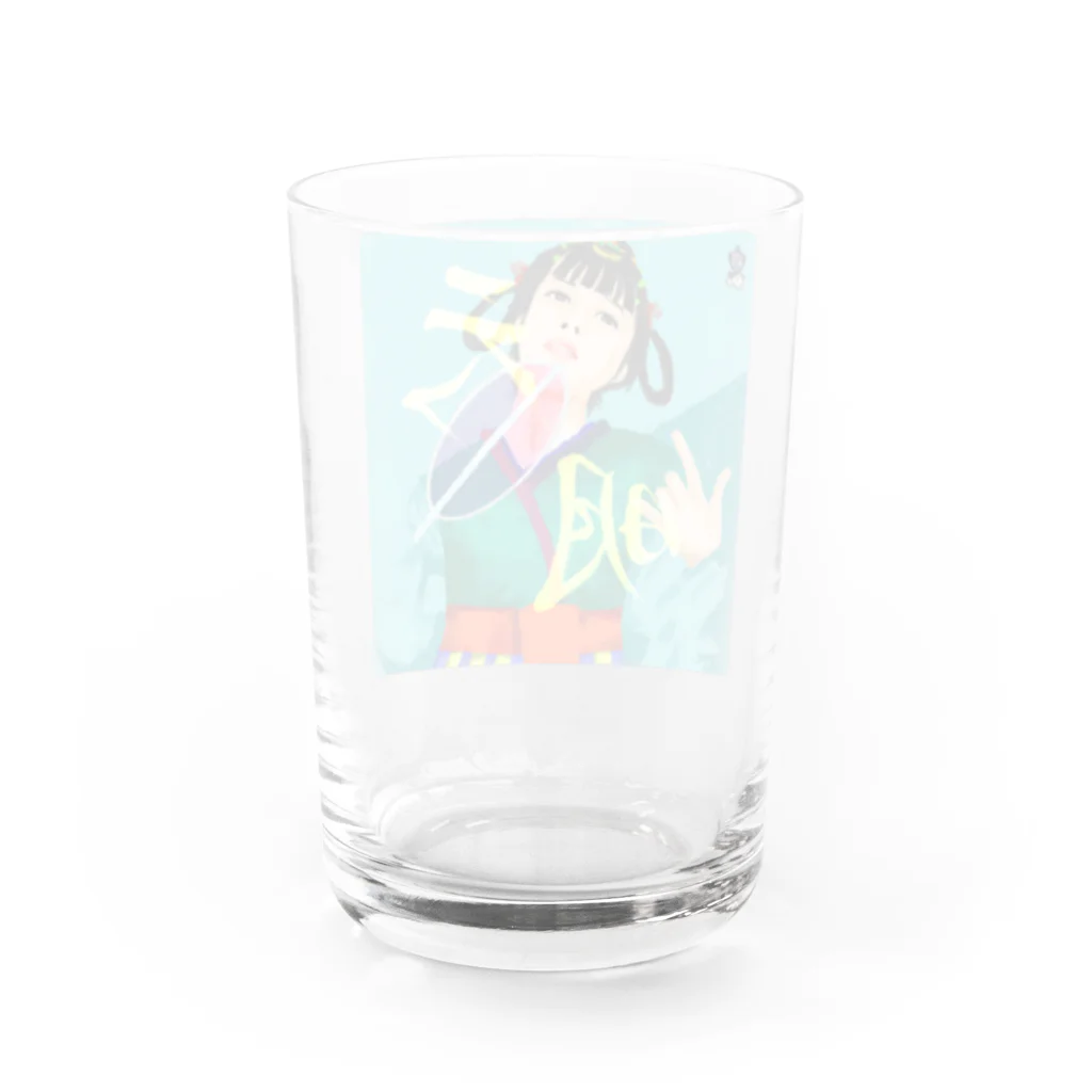 ソラニ満ツの元明天皇 Water Glass :back