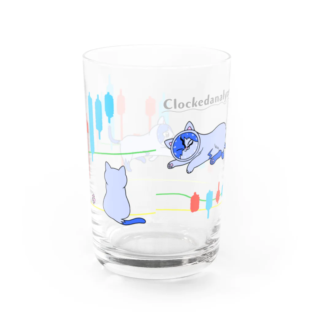 深溝のねうSHOPの分析時計　クロニャ Water Glass :back