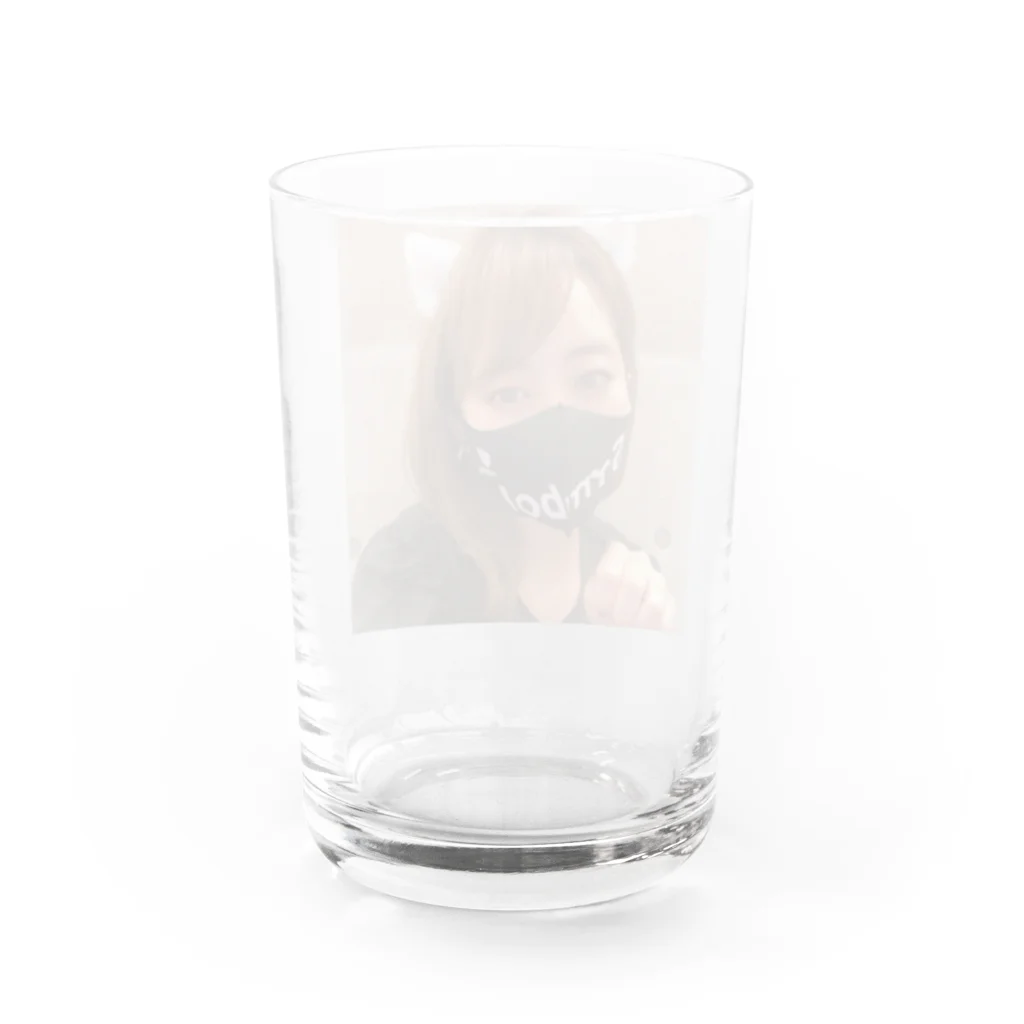 なーちゃん NEM Symbol コラボグッズのなーちゃん × NEM Symbol コラボGOODS Water Glass :back