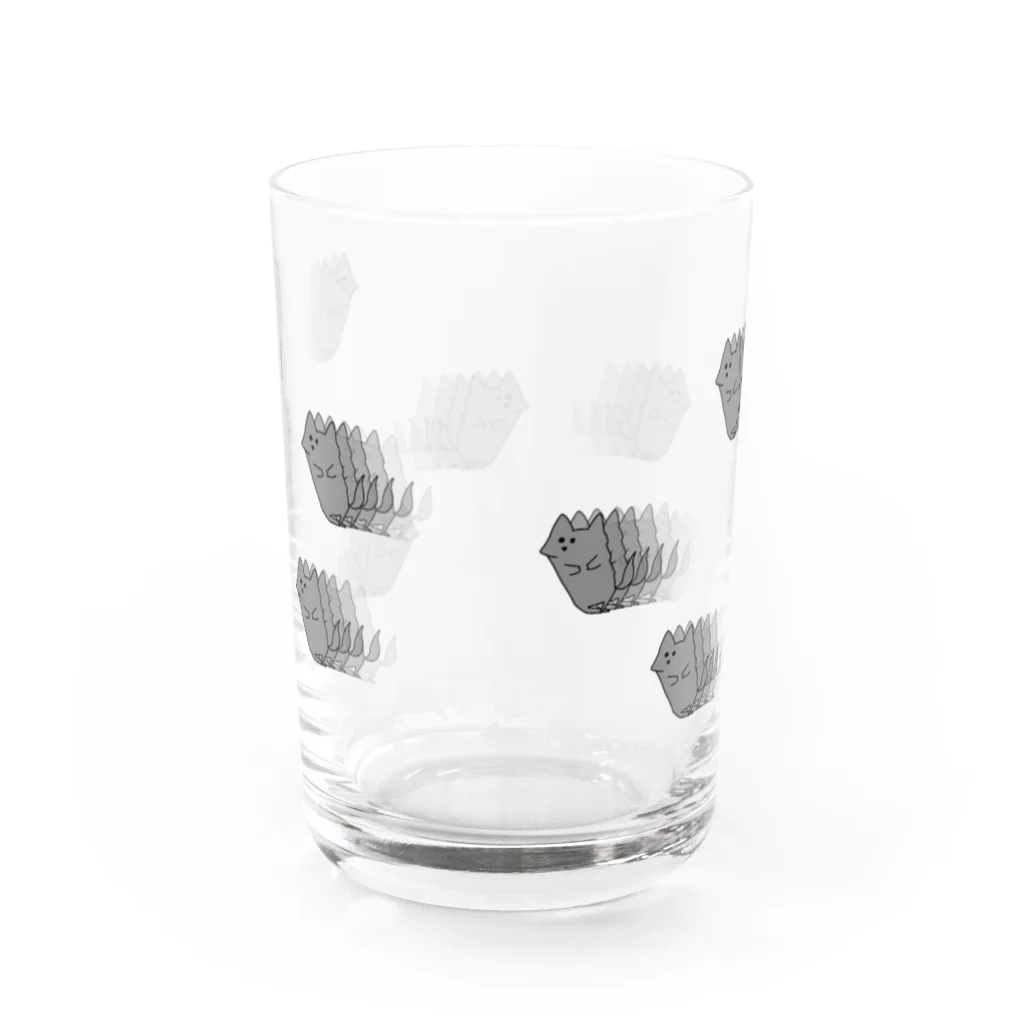 ソライヌの荷物置き場のいどうする イヌ Water Glass :back