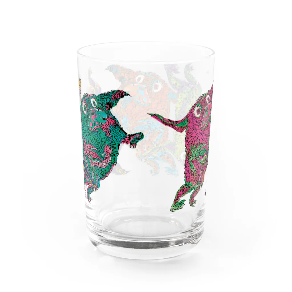 ｙ城の彩色 Water Glass :back